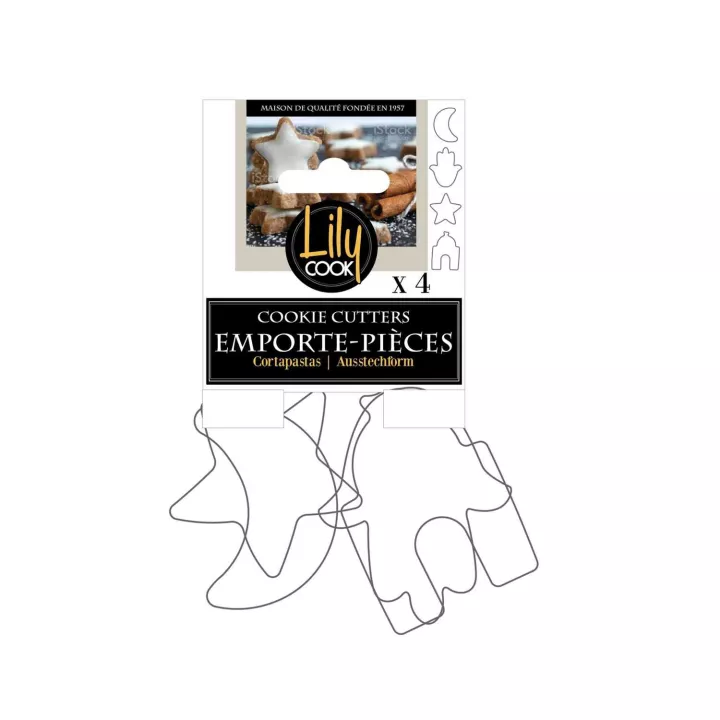 Tagliabiscotti e formine per torte festive di Eid