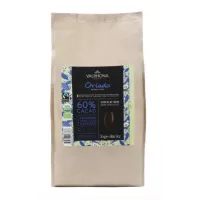 Oriado 60% - Grãos de Chocolate Amargo Orgânico Valrhona 3kg @