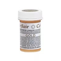 Tinta comestível fosca dourada Sugarflair