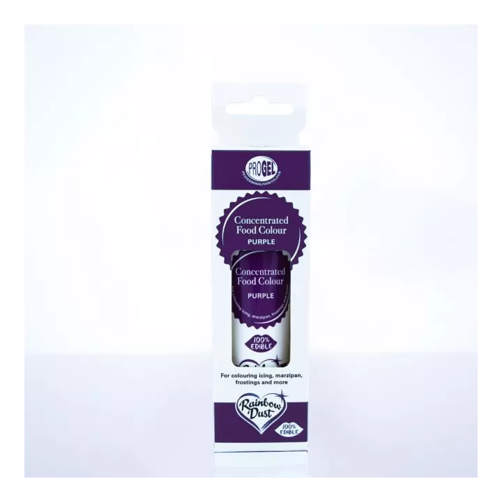 Progel colorant alimentaire gel Rainbow Dust - Purple