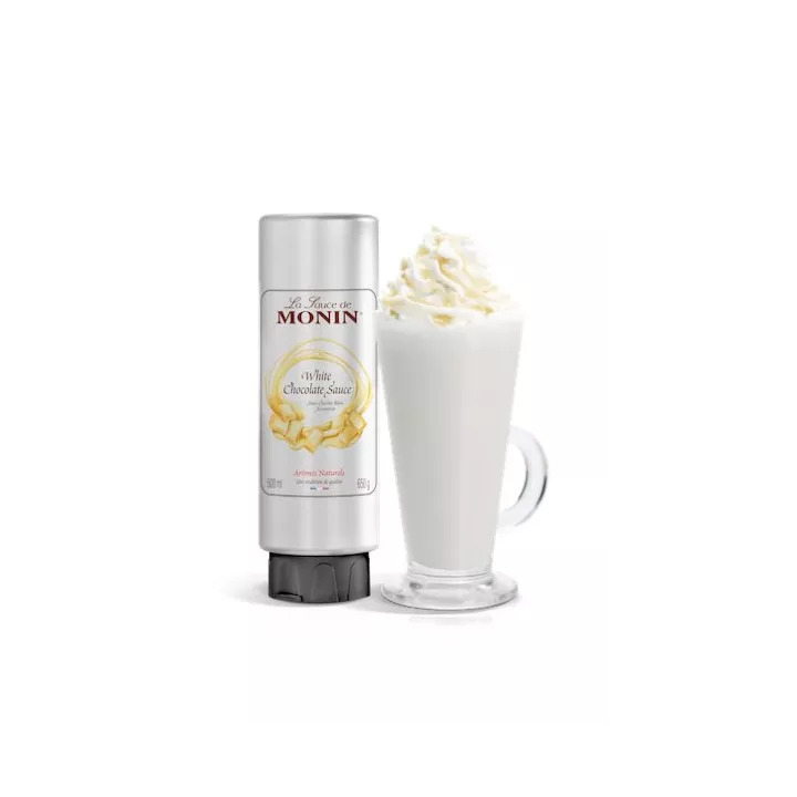 Sauce chocolat blanc de Monin 50 cl