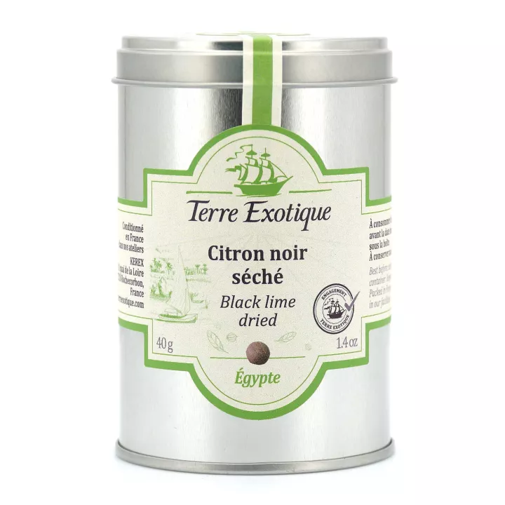 Citron noir séché