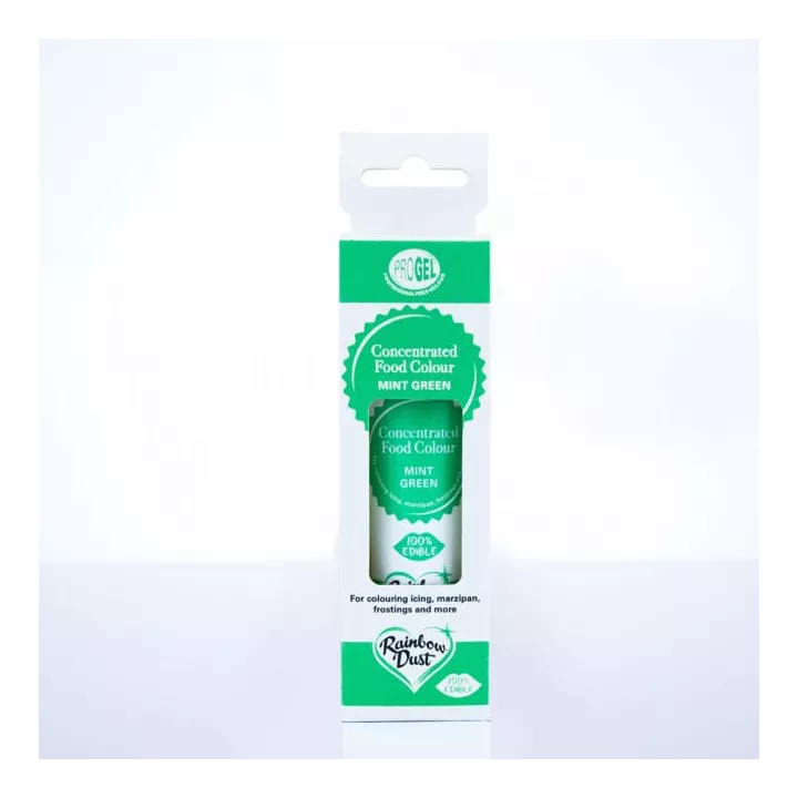 Progel colorant alimentaire gel Rainbow Dust - Vert menthe