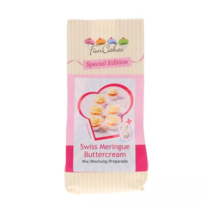 Mix Crème au beurre meringue suisse Funcakes 400 g