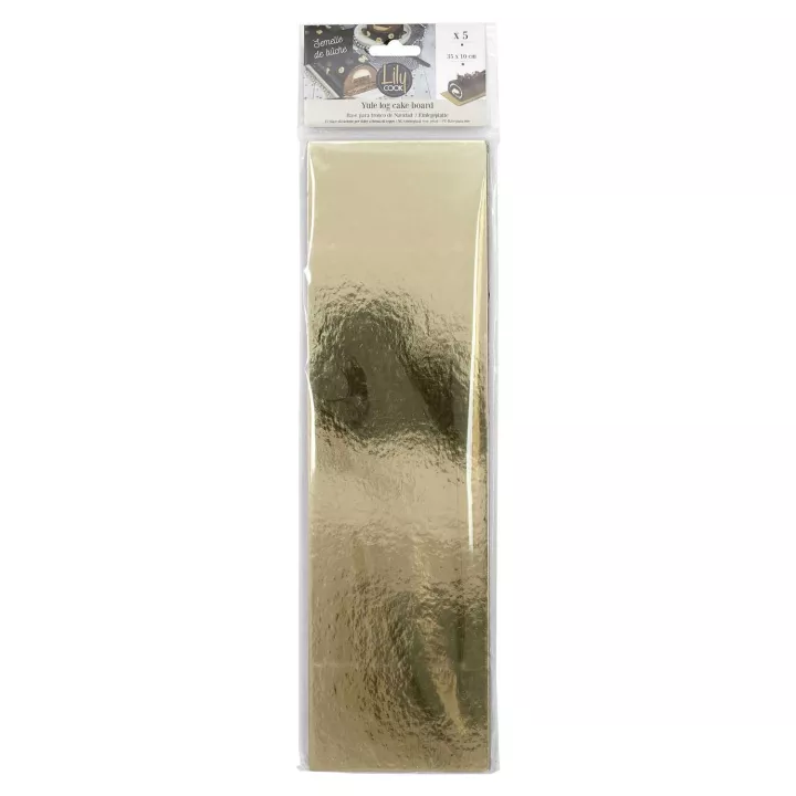 5 Semelles pour bûche 35 cm