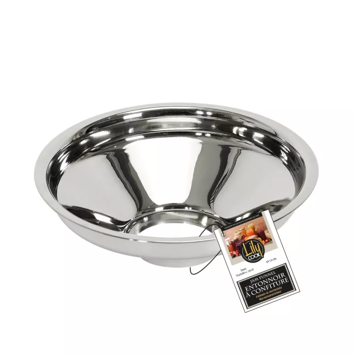 Entonnoir à confiture inox 14 cm