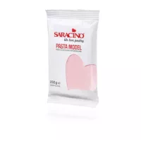 Massa de modelar rosa bebê Saracino 250g