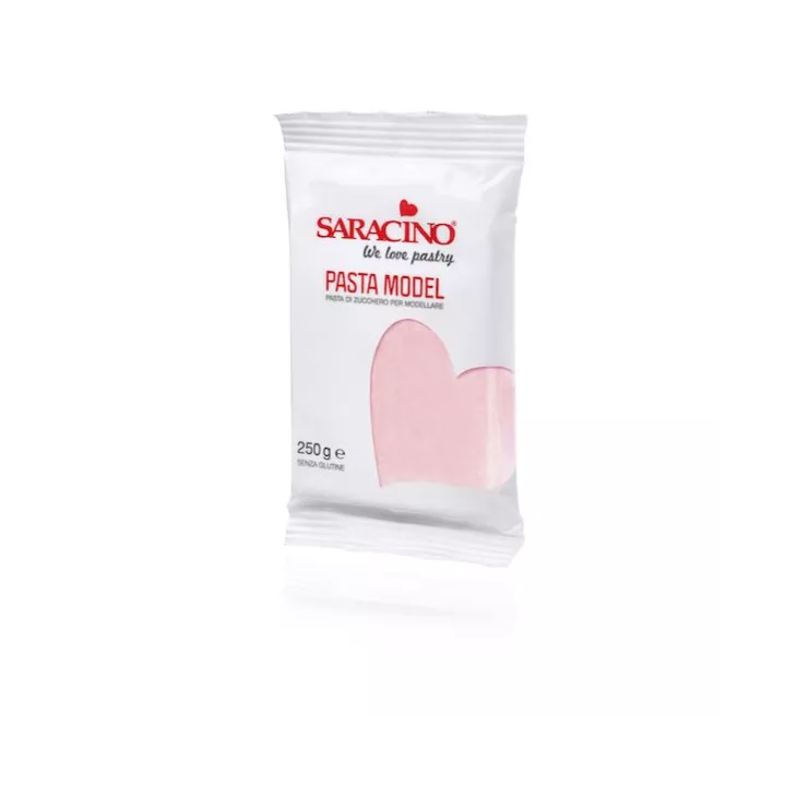 Pâte de modelage Saracino Baby Pink 250g