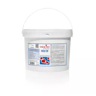 Pâte à sucre Pasta Top Tropicale Saracino 5 kg Blanche