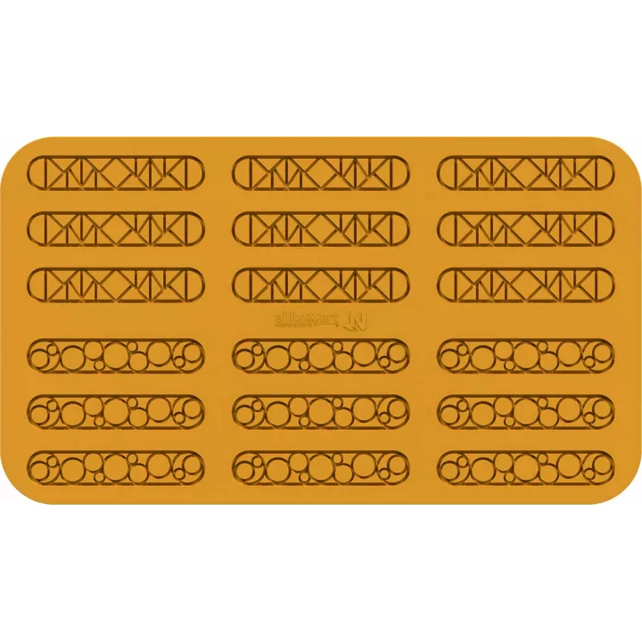 Mat 18 Eclairs Lampo Silikomart Professional