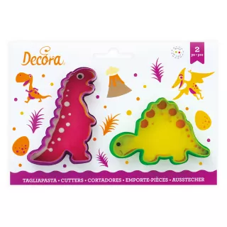 2 Emporte piece T-rex et stégosaure
