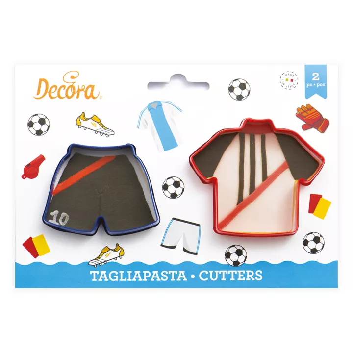 2 Emporte-Pièces Maillot et short de foot