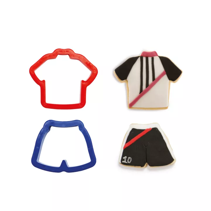 2 Emporte-Pièces Maillot et short de foot