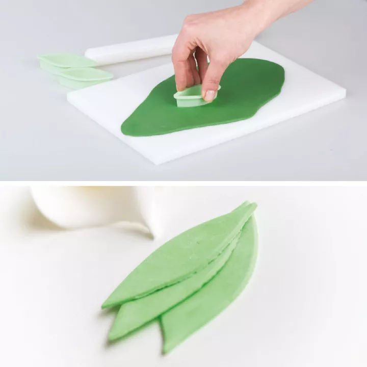 3 Emporte-pièces Feuilles de lys