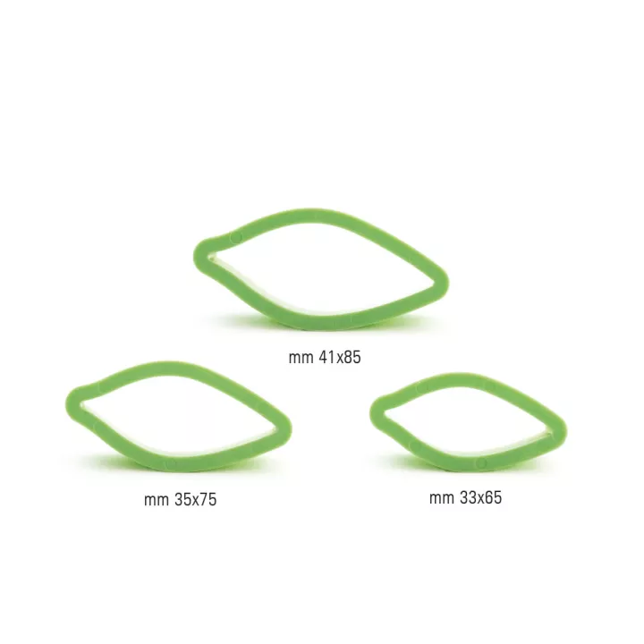 3 Emporte-pièces Feuilles de lys