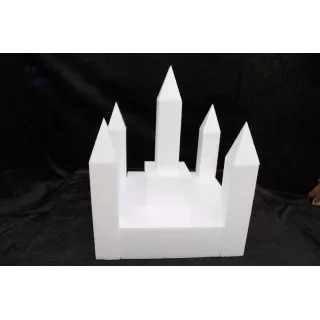 Château Polystyrène 30x30cm x h35