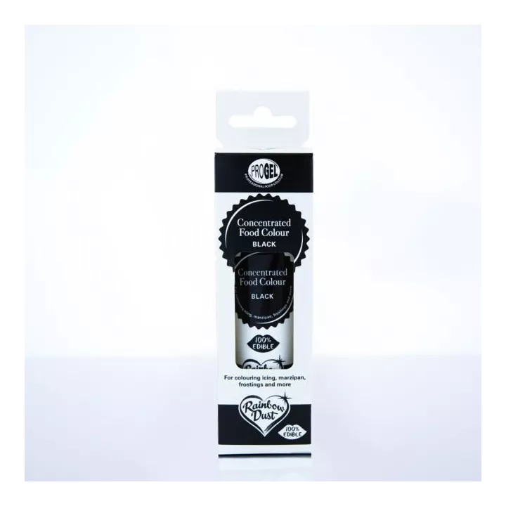 Progel colorant alimentaire gel Rainbow Dust - Noir