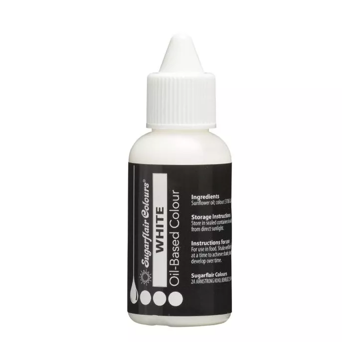 Colorant liposoluble blanc Sugarflair