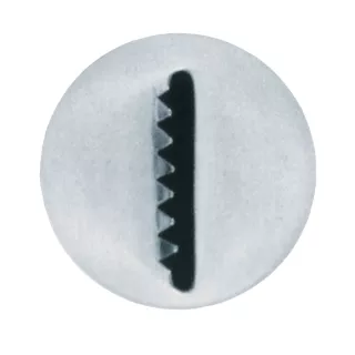 Douille plate canelée 16mm