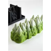 Molde de silicone para tronco de árvore de neve Pavoni