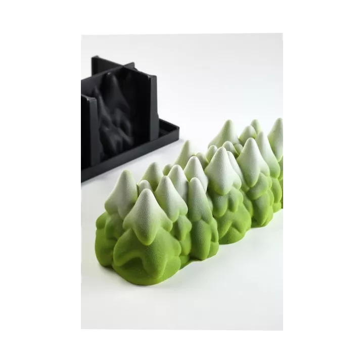 Moule Silicone Bûche Snow Tree Pavoni