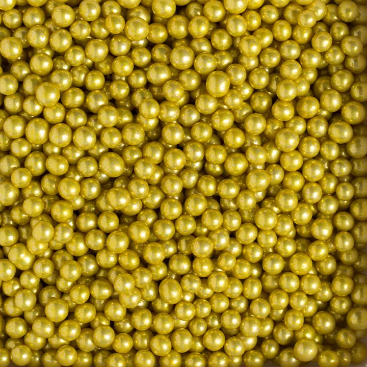 Perles en sucre Dorées 5 mm