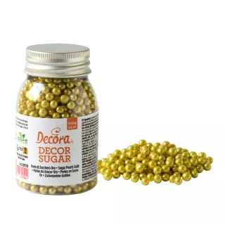Perles en sucre Dorées 5 mm