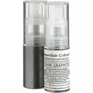 Spray glitter argento scuro