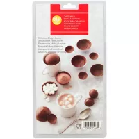Molde de chocolate Wilton em formato de meia esfera