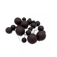 20 braune Dekokugeln