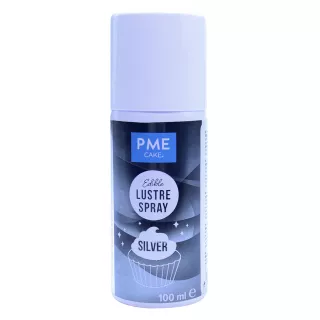 Silberner irisierender Spray