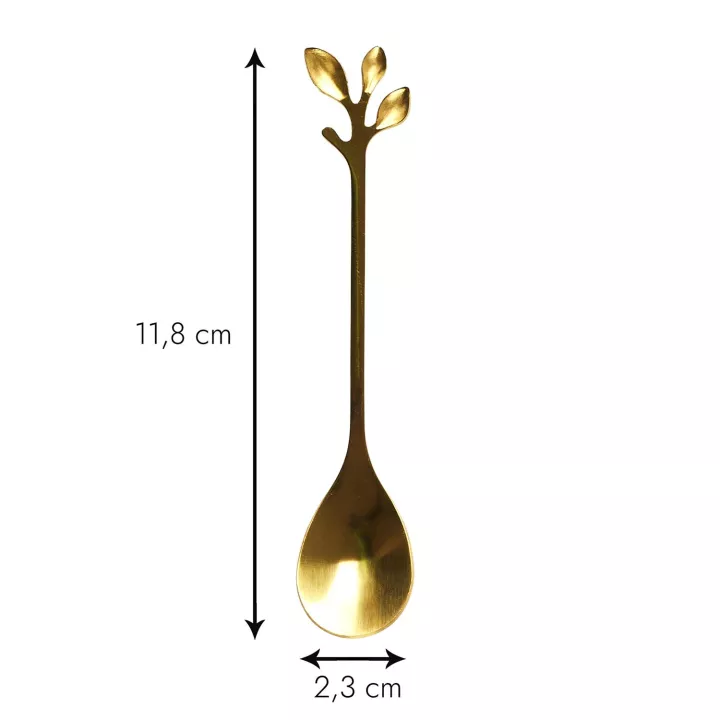 4 Teelöffel Goldblatt