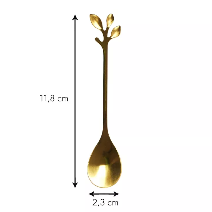 4 Teelöffel Goldblatt