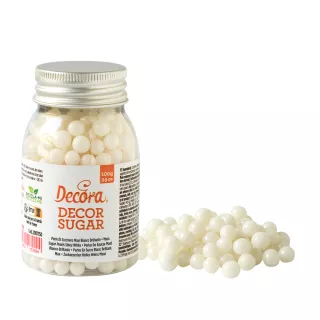 Perles en sucre Blanches nacrées 7mm