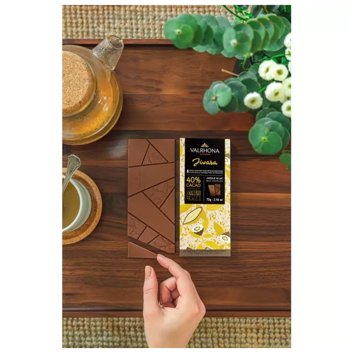 Valrhona Jivara 40% таблетка молочного шоколада