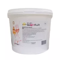 4 x Smartflex 4kg Pasta de Açúcar com Sabor a Baunilha Branca