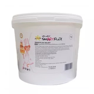 4 x Pâte à sucre Smartflex 4 kg blanche vanille