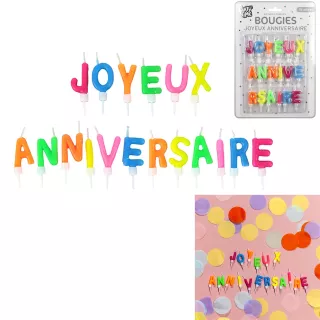 Bougie Joyeux Anniversaire