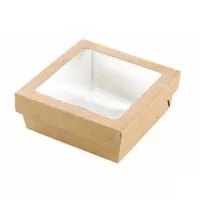 250 caixas quadradas com tampas, 155 x 155