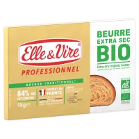 Burro extra secco biologico Elle &amp; Vire per laminazione 84% 10 kg