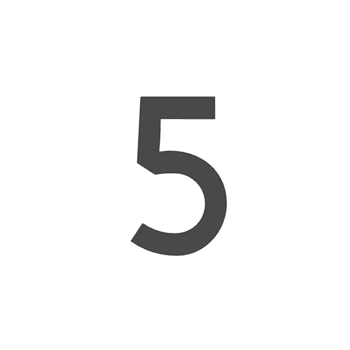 Pochoir chiffre A3