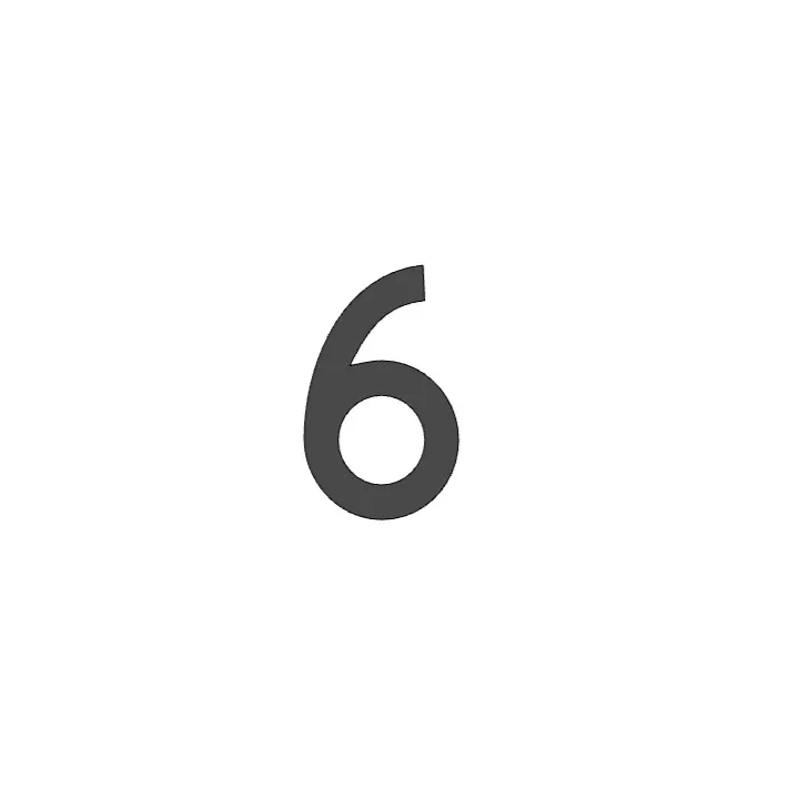 Pochoir chiffre A3