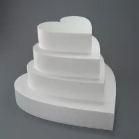 Manequim - Coração de poliestireno com ø 25 cm