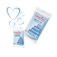 Pasta azul de azúcar azul superior top Saracino 250g
