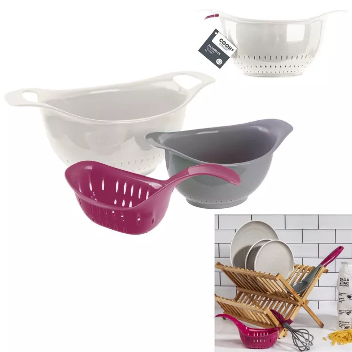 3 coladores apilables
