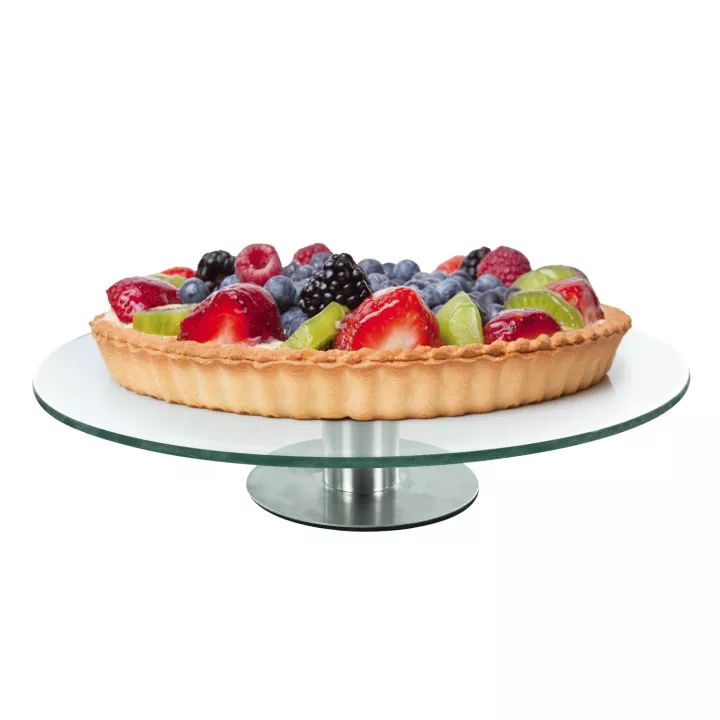 Plat à tarte avec plateau tournant 27,5 cm