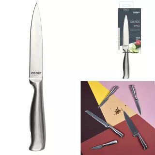 Schälmesser aus Edelstahl mit einer 12 cm langen Klinge
