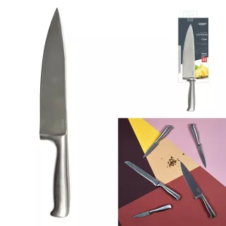 Coltello da chef in acciaio inox, lama da 20 cm