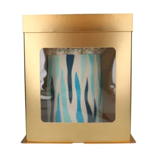 Kuchenbox 21 x 21 x 23,5 cm - Gold