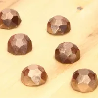 Molde de chocolate em formato de diamante